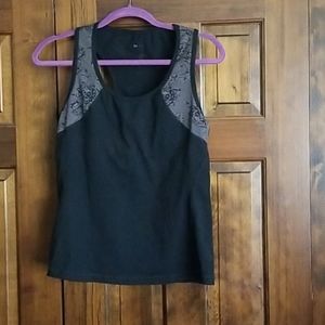 Torrid work out tank with built in shelf bra